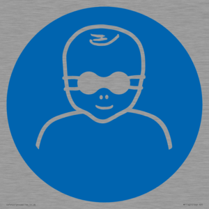 Mandatory: Protect infants eyes with opaque eye protection